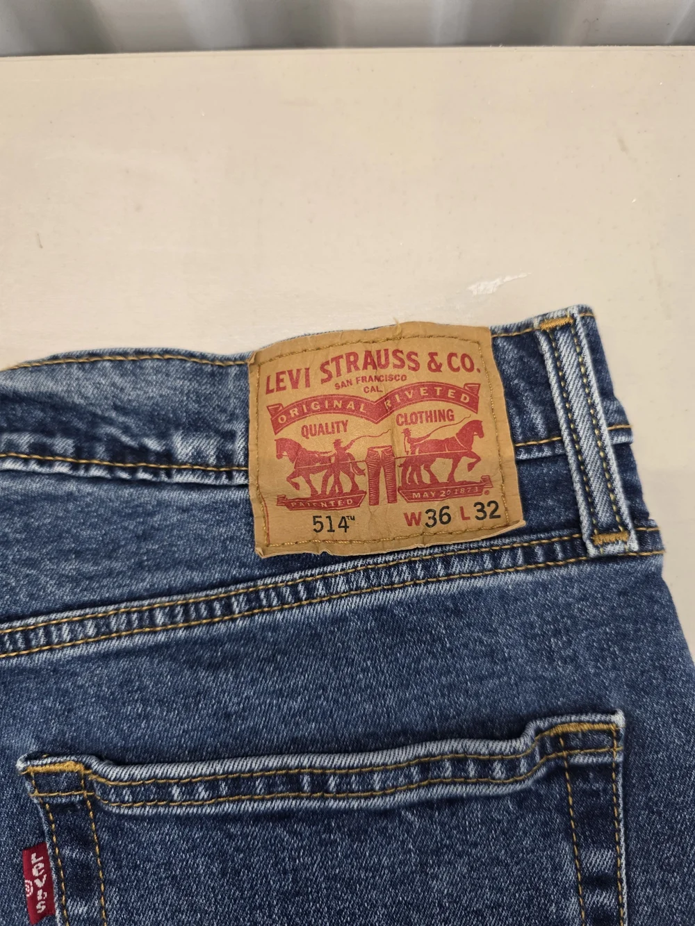 Levi's 514 Straight Leg Jeans Men's Size 36x32